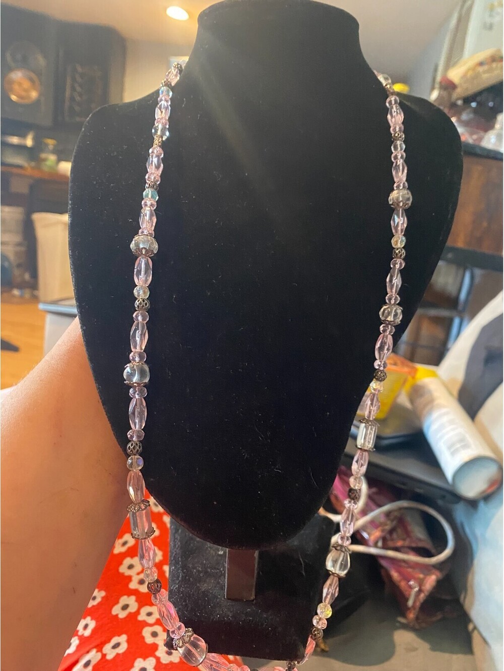 vintage boho statement necklace